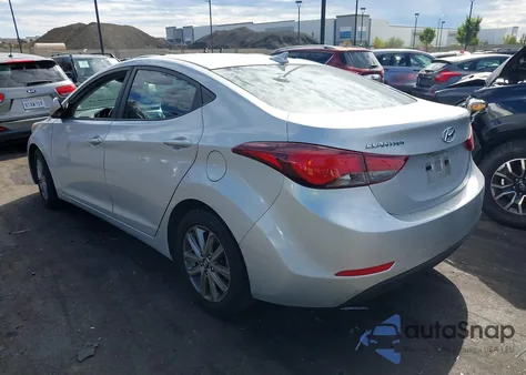 2016 Hyundai Elantra Se from USA, damaged, VIN 5NPDH4AE4GH739638